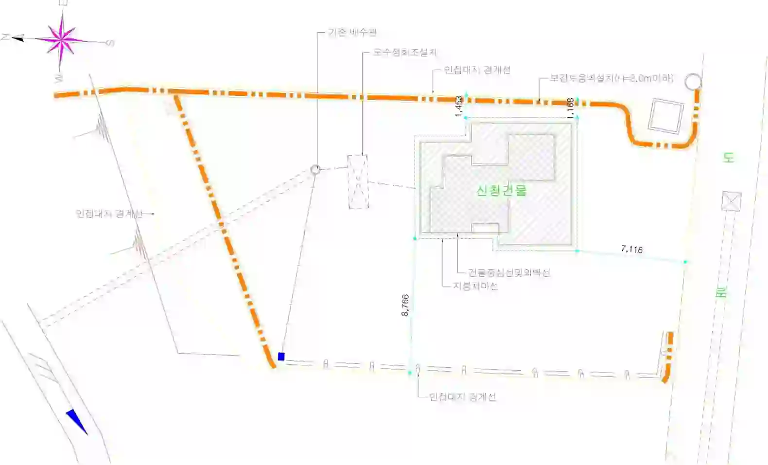 강천리 151-2 배치도 이미지